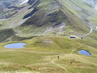 Vue du col de Balme depuis la Tête de Balme